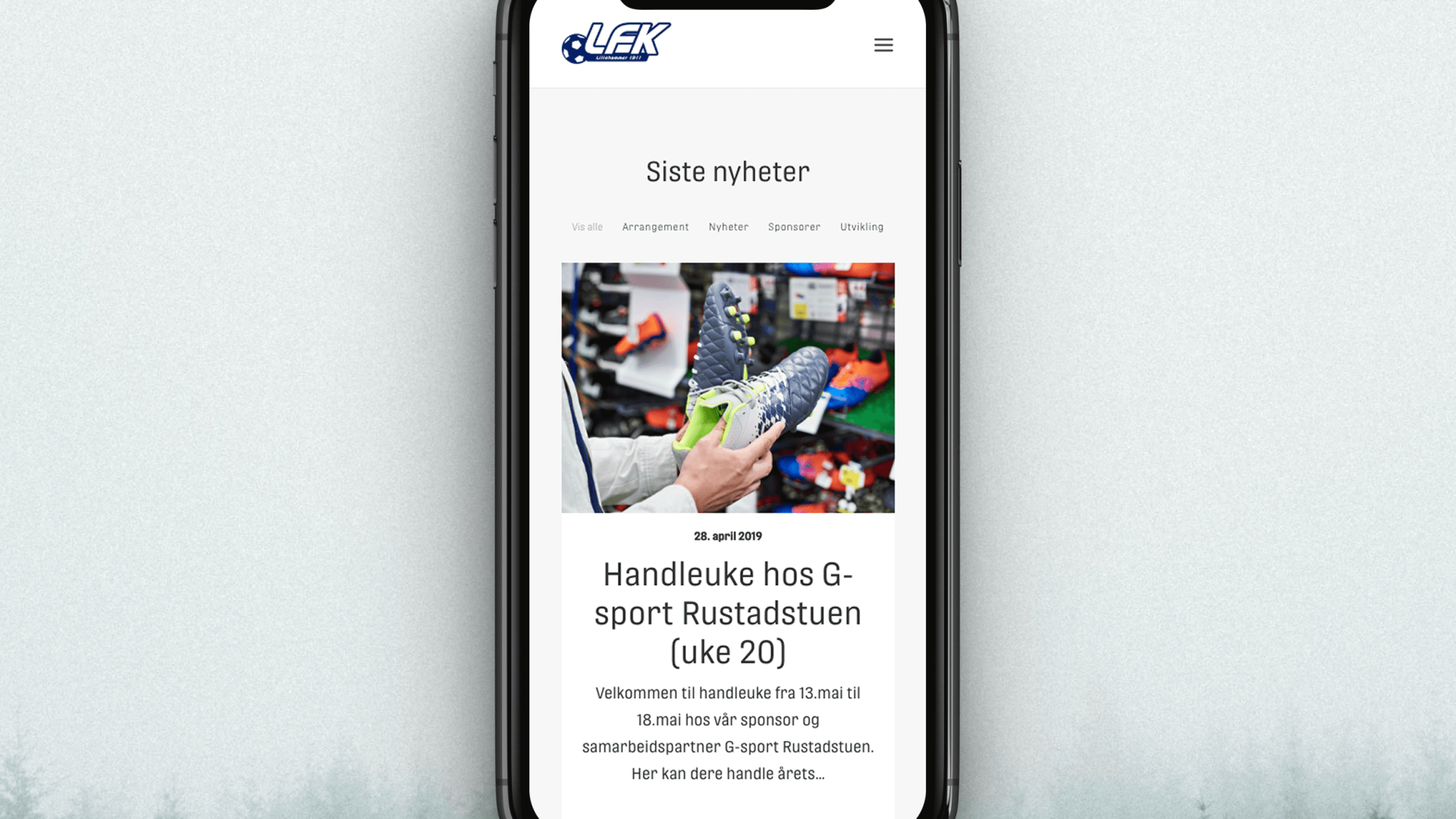 Lillehammer Fotballklubb nettsider